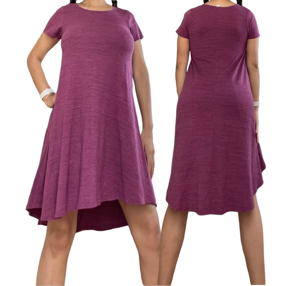 Lularoe Womens Dress Size XXS Purple Tunic T-Shirt